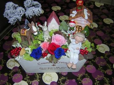 クリスマスプリザ　ありがとうございます。（●＾o＾●）｜「フラワーショップ　すなた」　（大分県宇佐市の花キューピット加盟店 花屋）のブログ